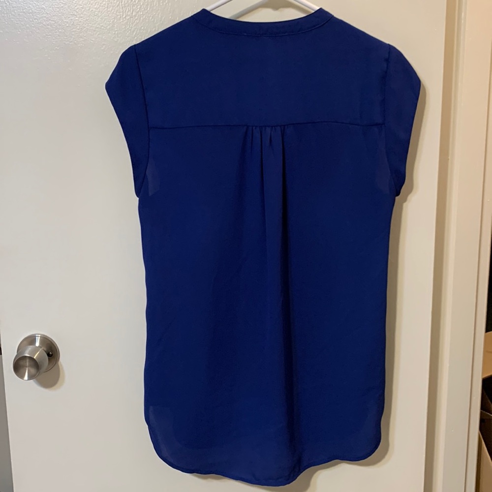 Daniel Rainn Royal Blue Blouse - Picture 2 of 5